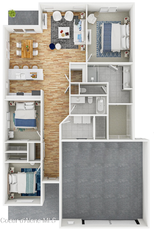 1437r 2 Car Floor plan
