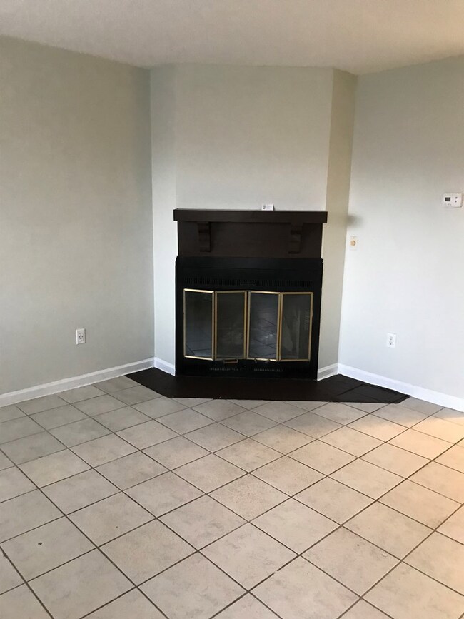 new floors and wood burning fireplace