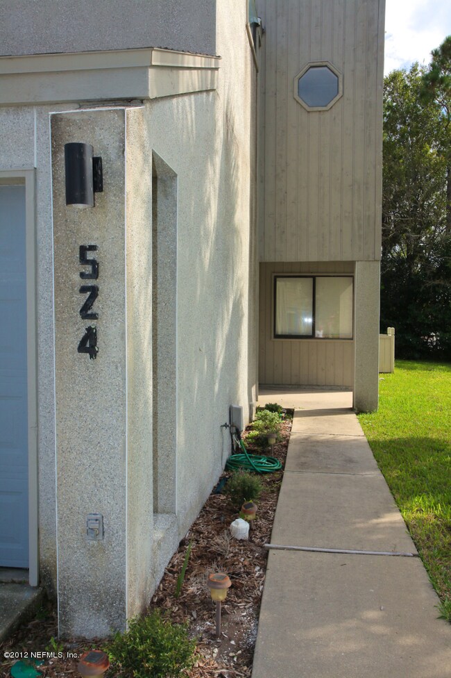 Walkway to front door