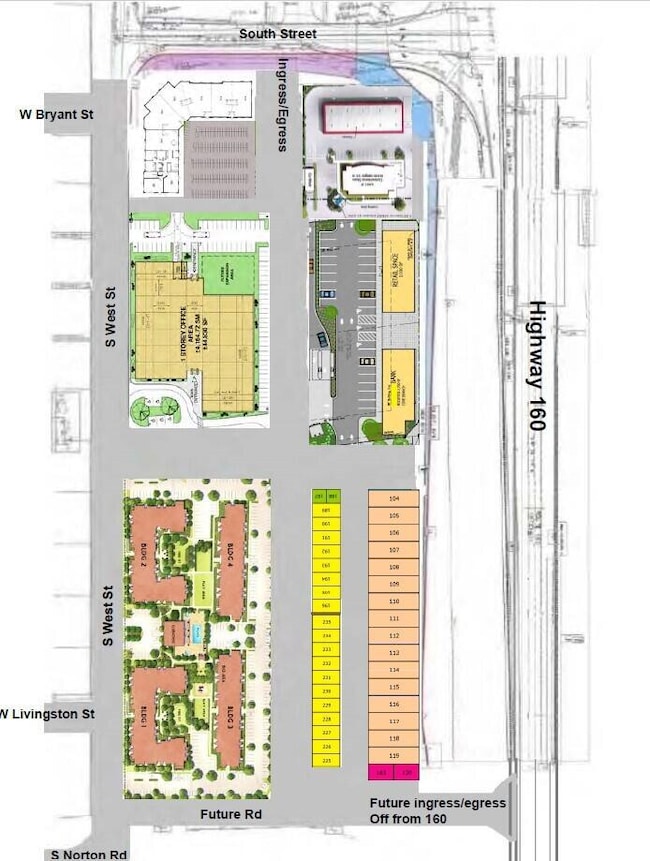 160 & South St Corner Mixed Use Options