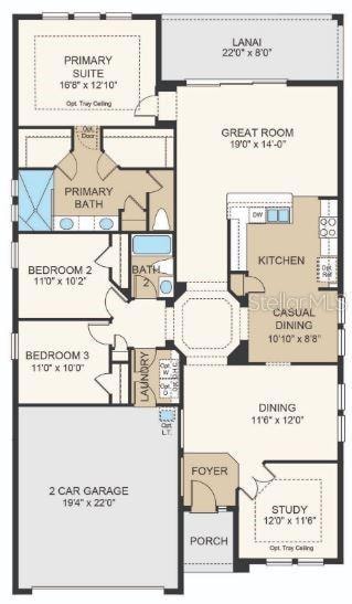Structural Options Added include: Gourmet Kitchen