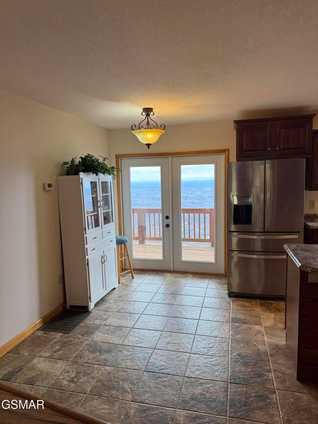 Kitchen and back porch doors