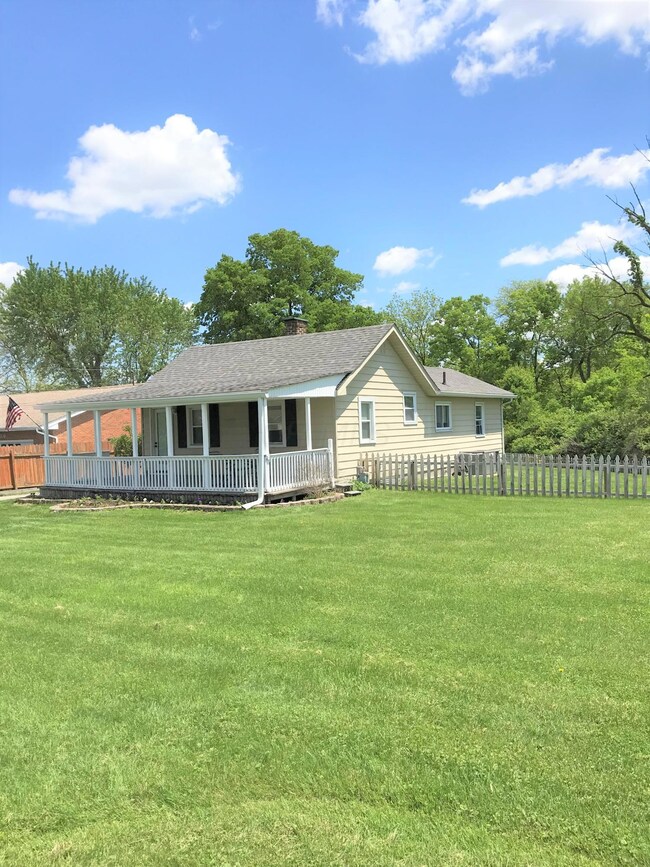 Large front yard