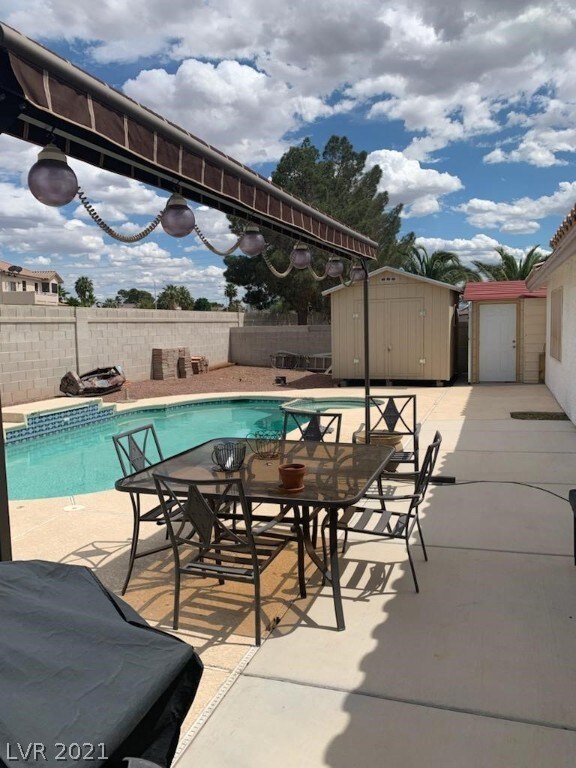 Back Yard. Extra Storage. Pool and Spa.