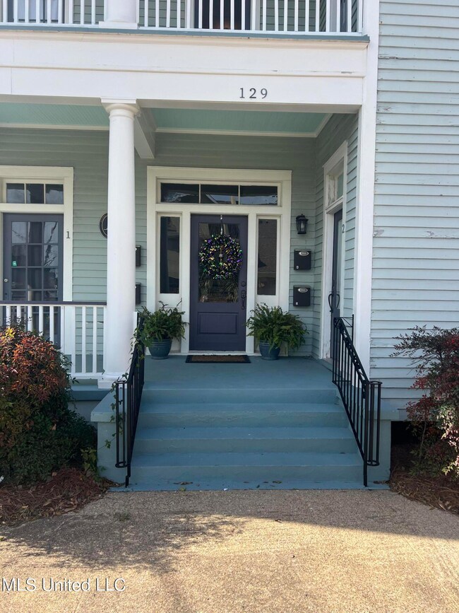 Front Door and front stairs