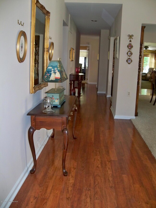entrance hall with beautiful wood floors