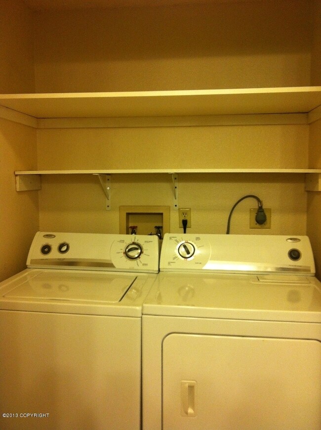 Washer and Dryer Closet