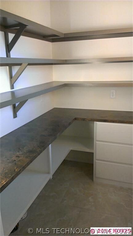 An amazing pantry that opens directly next to the