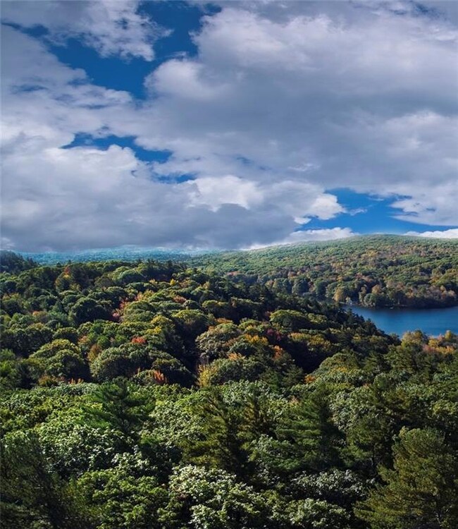 View of the valley below Hosmer Pond
