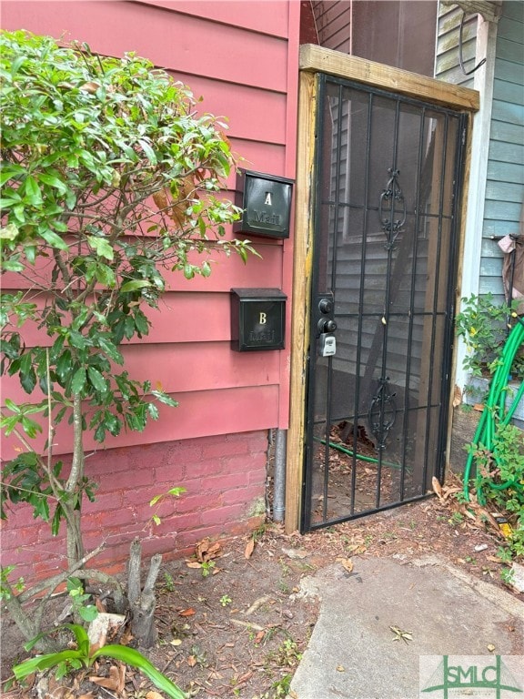 entrance to duplex