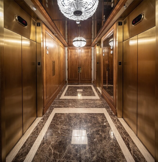 Handsome Elevator Bank