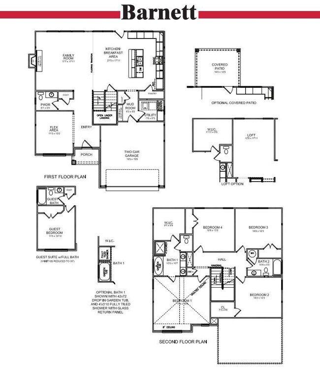 Barnett floor plan