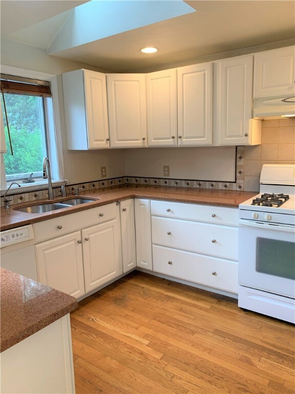 Kitchen with skylight