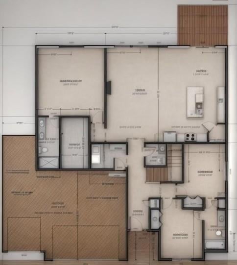 Main level floor plan