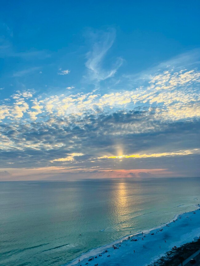 Blue Skies Sunset