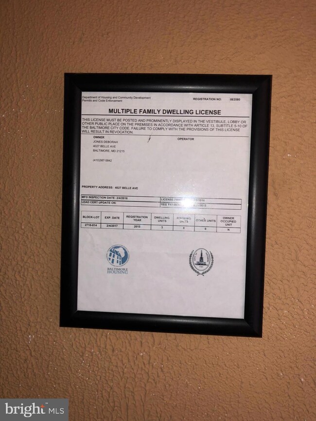 4027 Belle Ave, Baltimore, MD 21215 - photo 2