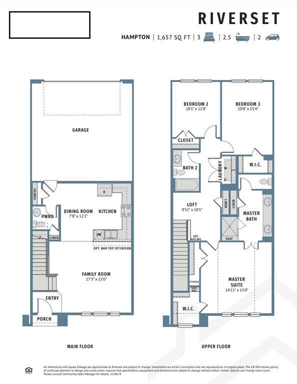 Our Hampton floor plan offers great entertaining s