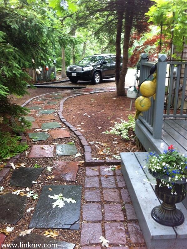 beautiful walkways and yard