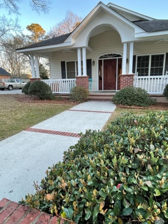 Front entrance walk