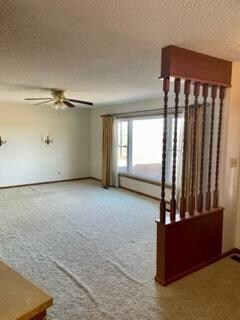 Living room with large window