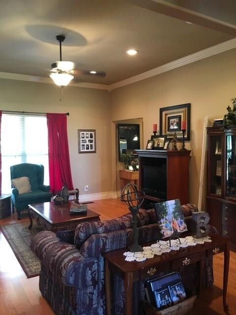 This is the formal living room area just off the kitchen.