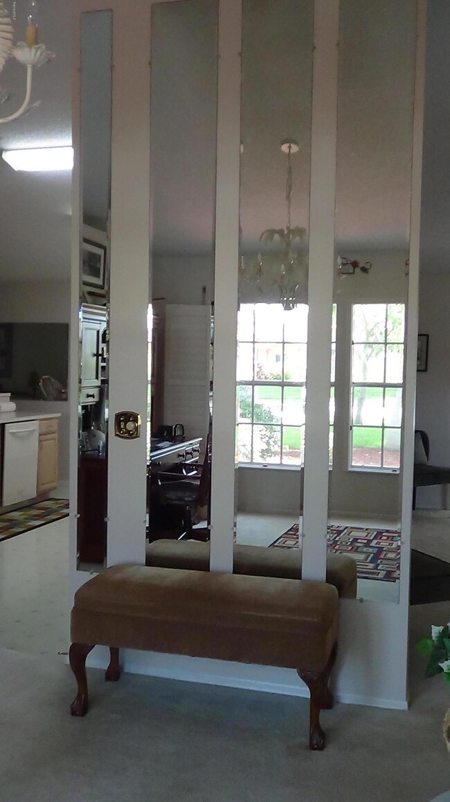 Mirrors in Dining Room
