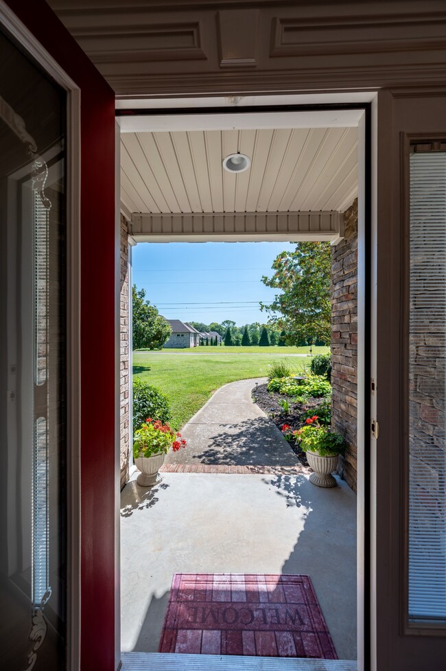 Beautiful front yard, peaceful setting