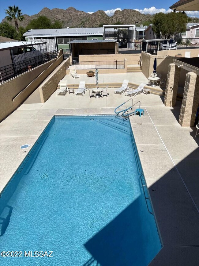Pool from upper level-Clubhouse