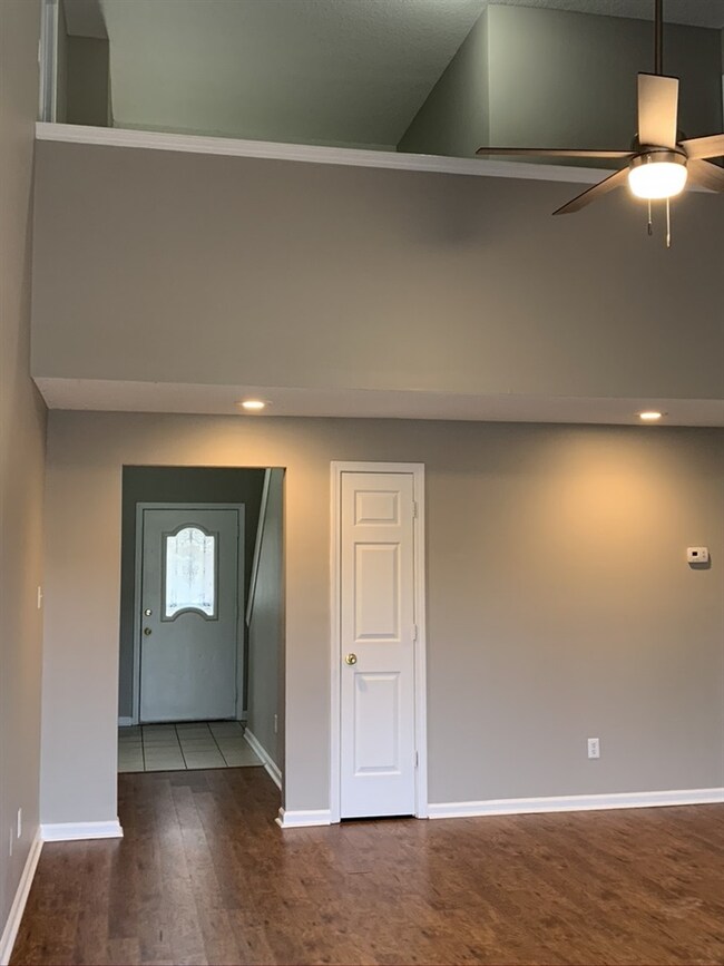 Coming in the back door to the family room.