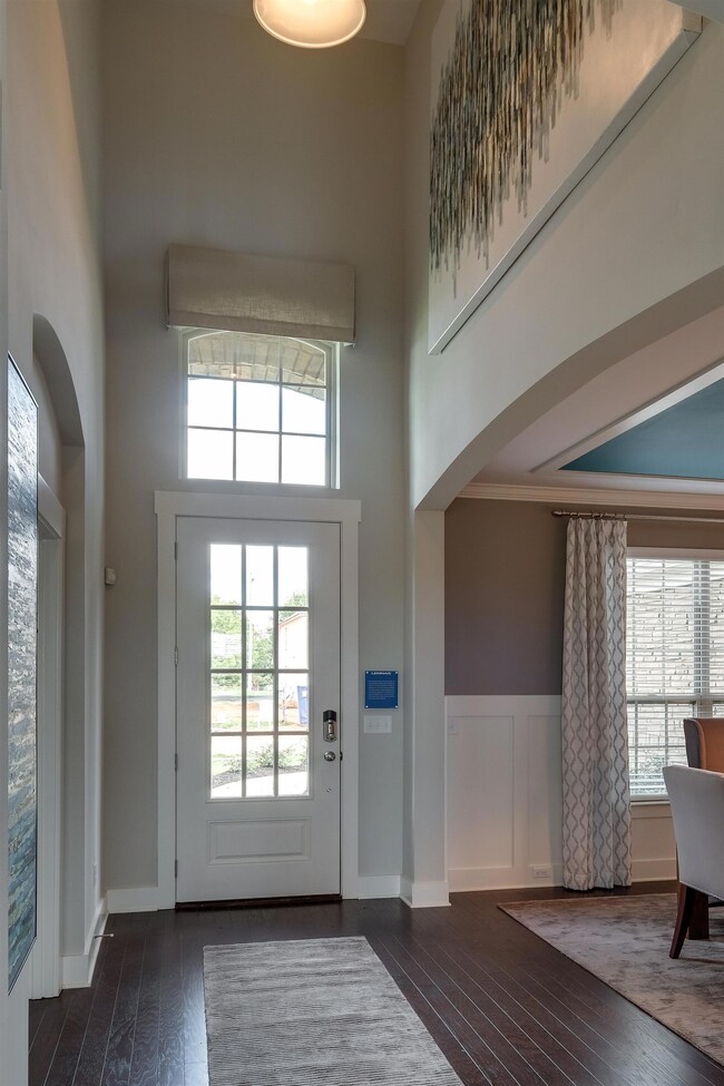 NOT Actual Home - elegant two story foyer