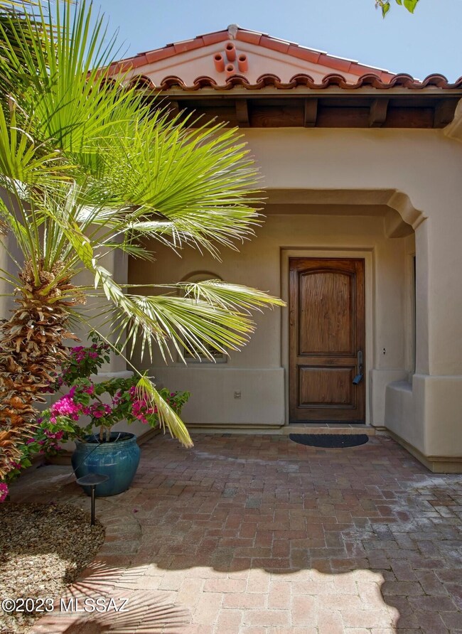 Inside front courtyard
