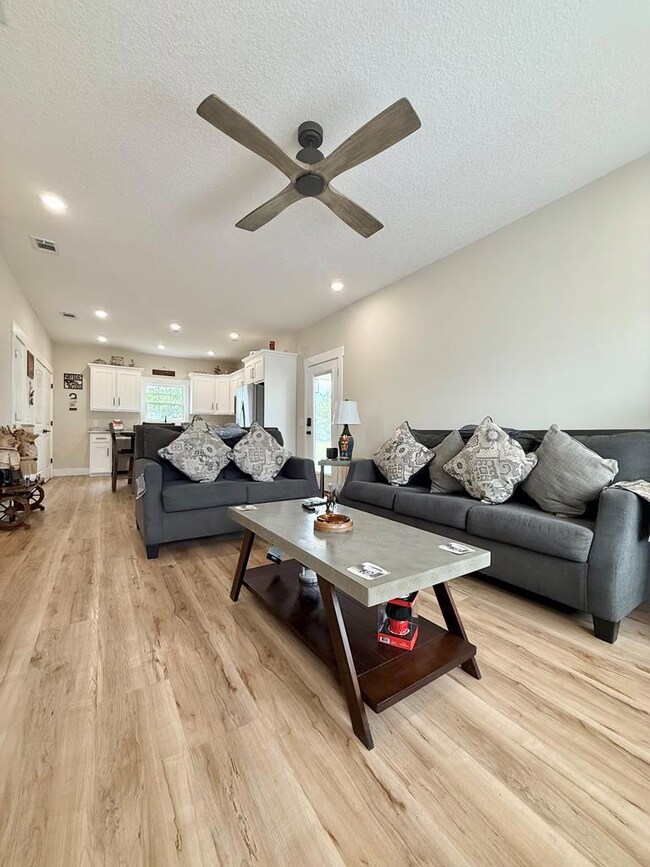 Open concept living/dining/kitchen