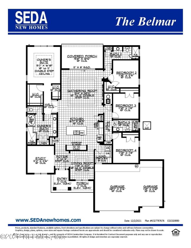 Standard Belmar Floorplan