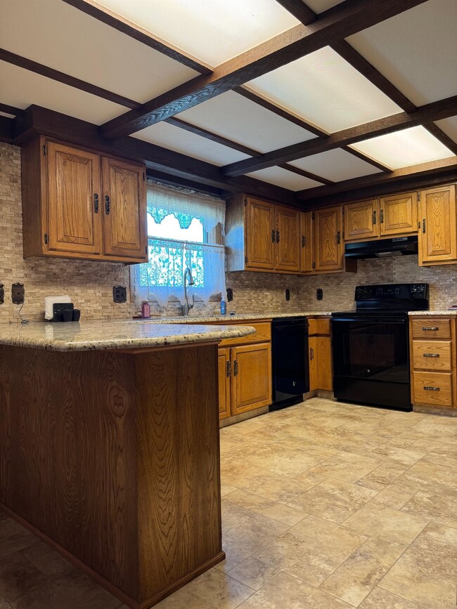 New countertops and backsplash.