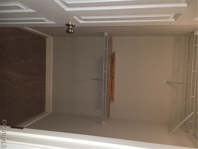 Master bedroom walk in closet