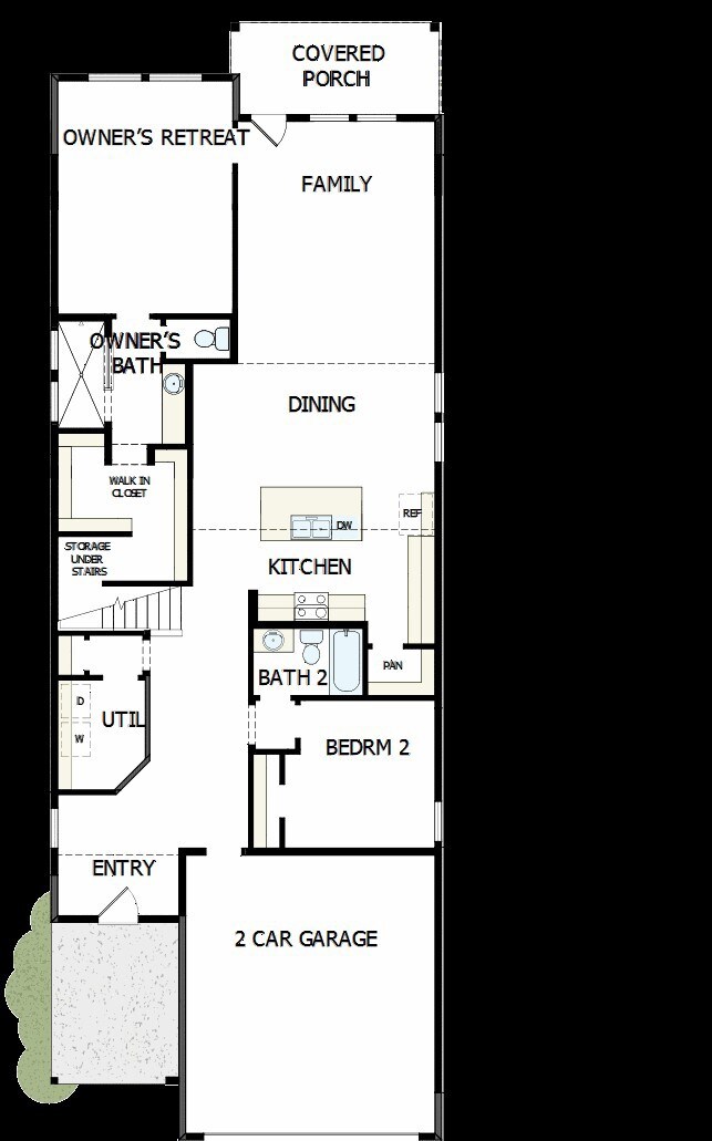 Floorplan: The success of a floorplan is the way you can move through it…You’ll be amazed at how well this home lives…We call it traffic patterns.