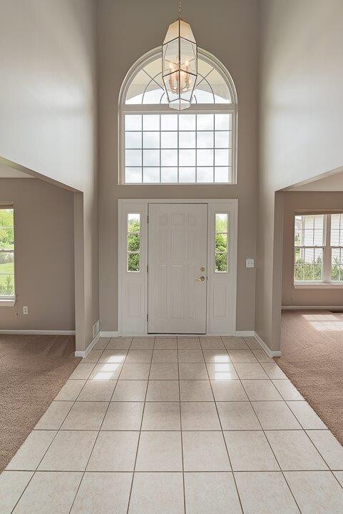 Two Story Entry - All New Interior Paint