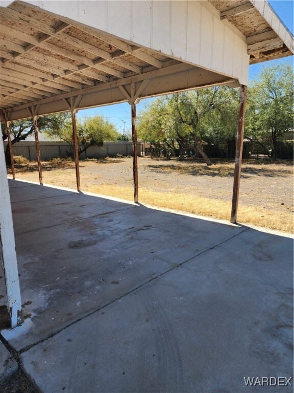 View of patio