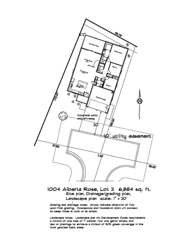 site plan lot 3