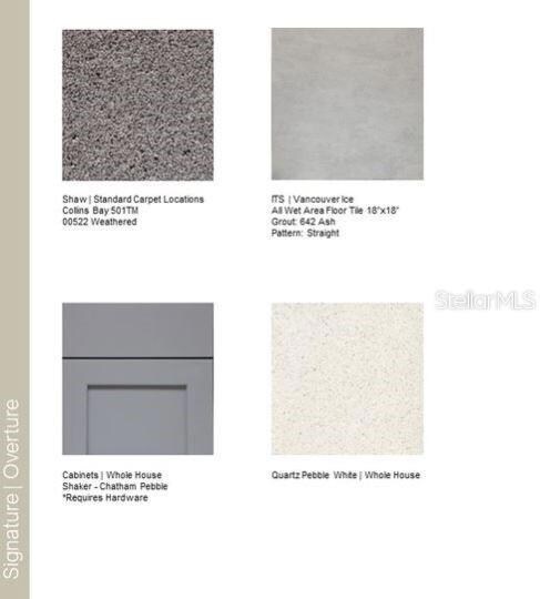 Design Selections ~ Home is under construction, selections are subject to change