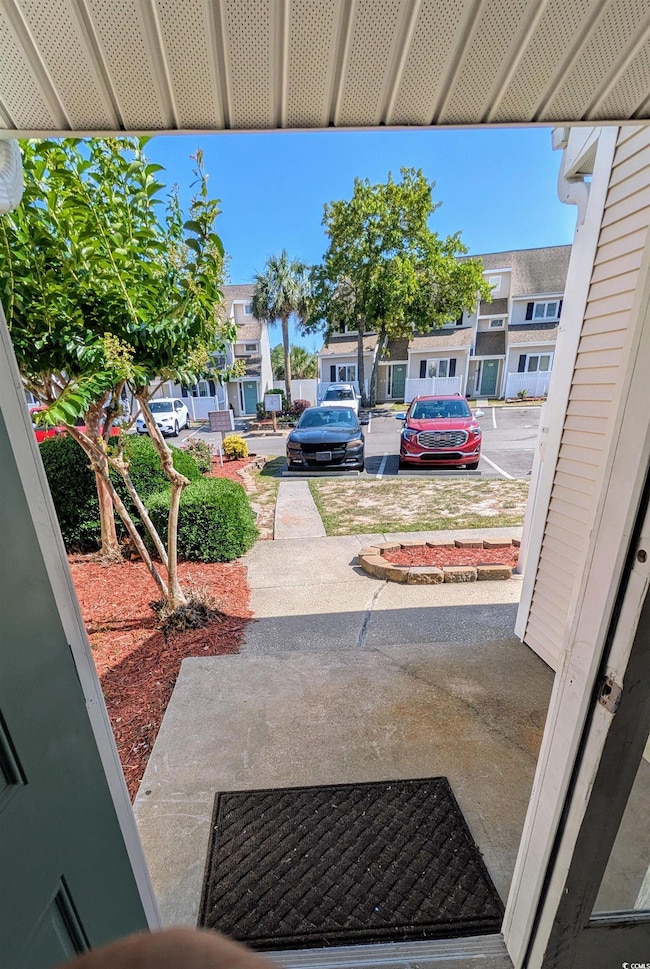 View of patio with a residential view