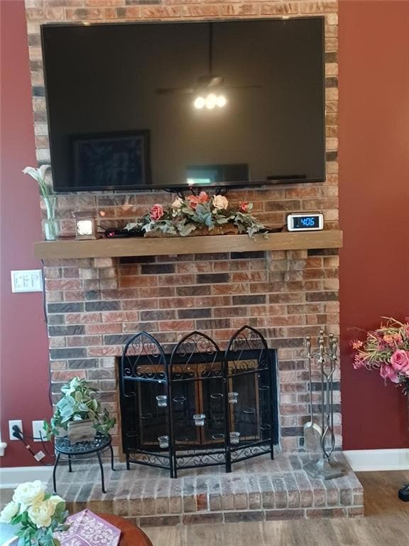 Woodburning Fireplace
