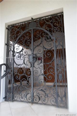 Hand made wrought iron gate is not only decorative