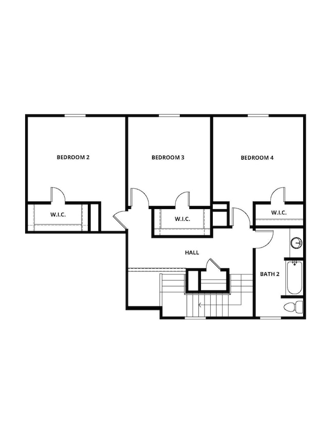 The Woods Floor Plan - Second Floor