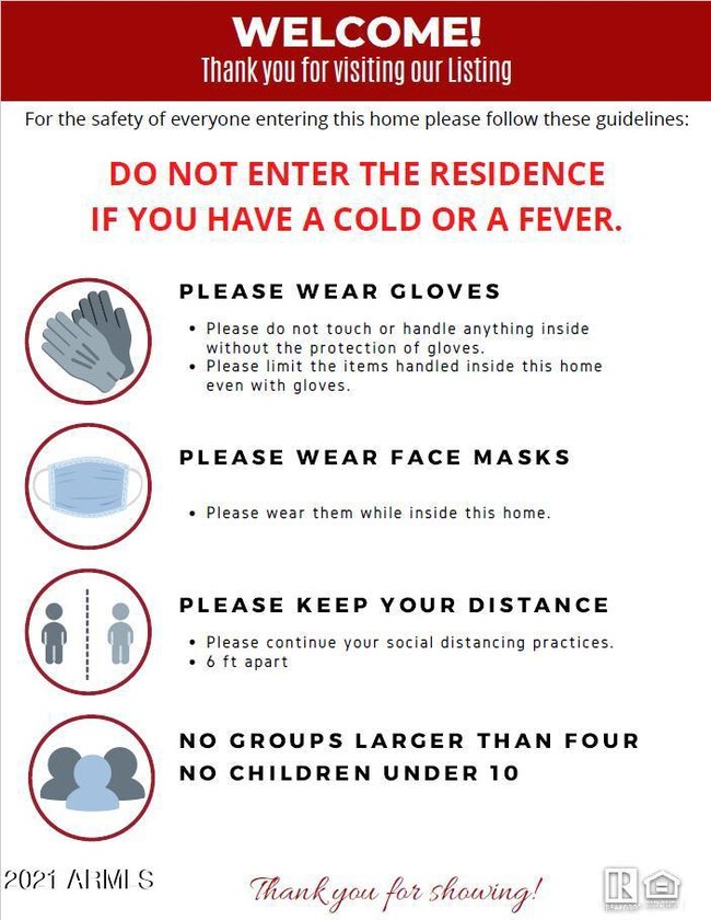 Covid Showing Instructions
