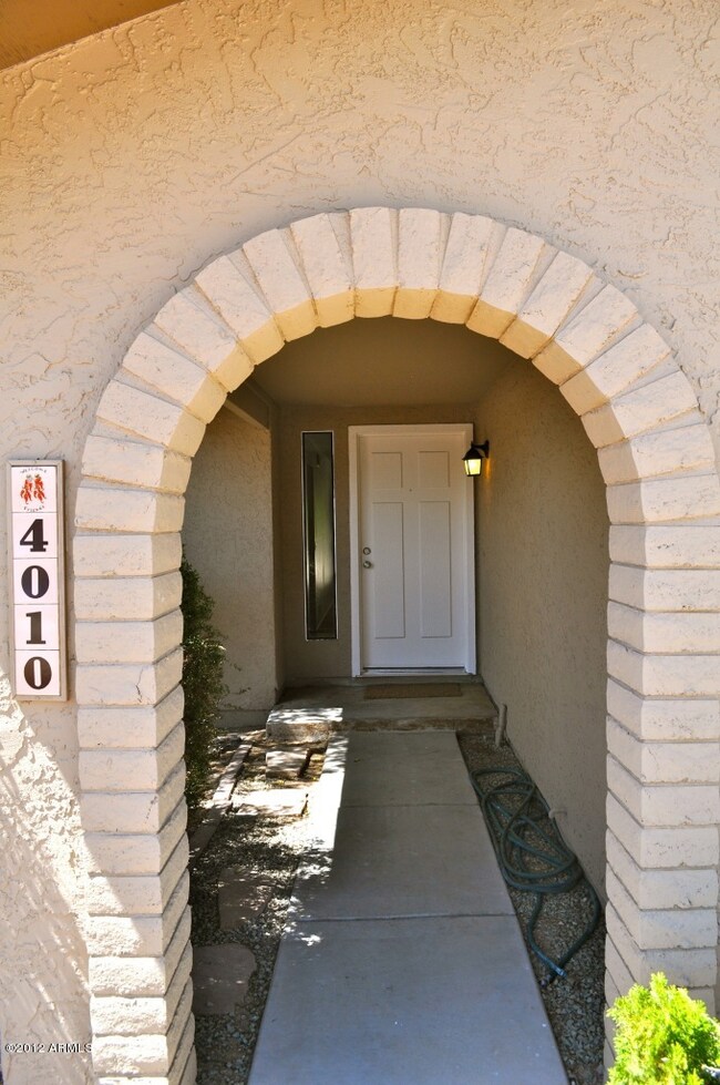 Front entry.