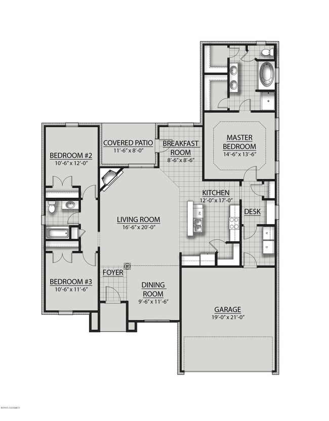 Rose A III Floor Plan