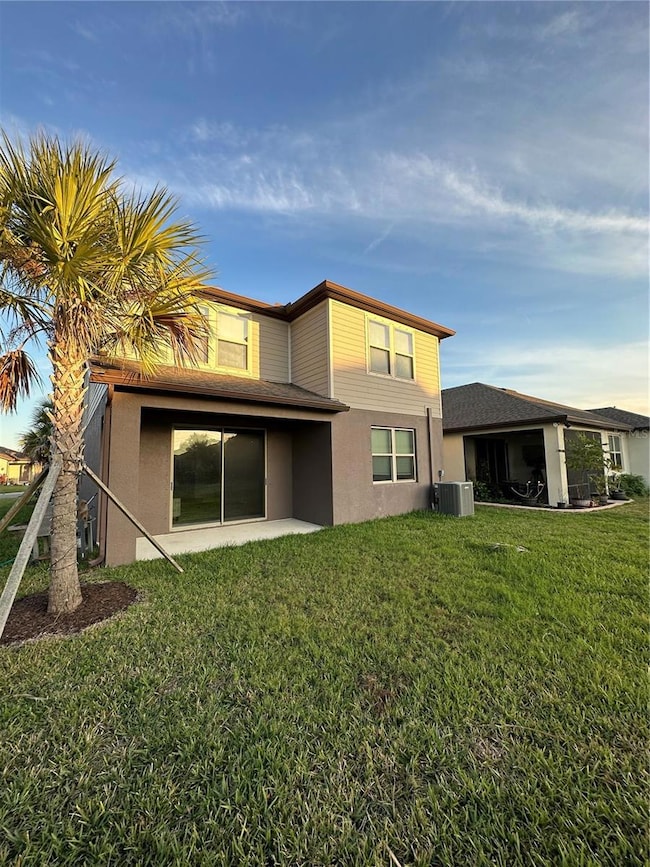 Back view of home
