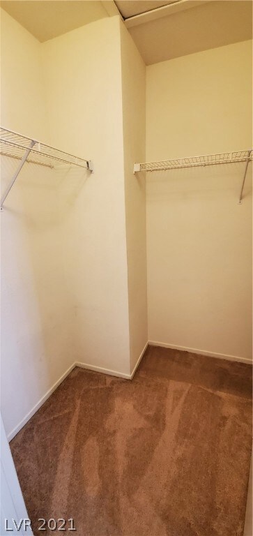 Closet in primary bedroom