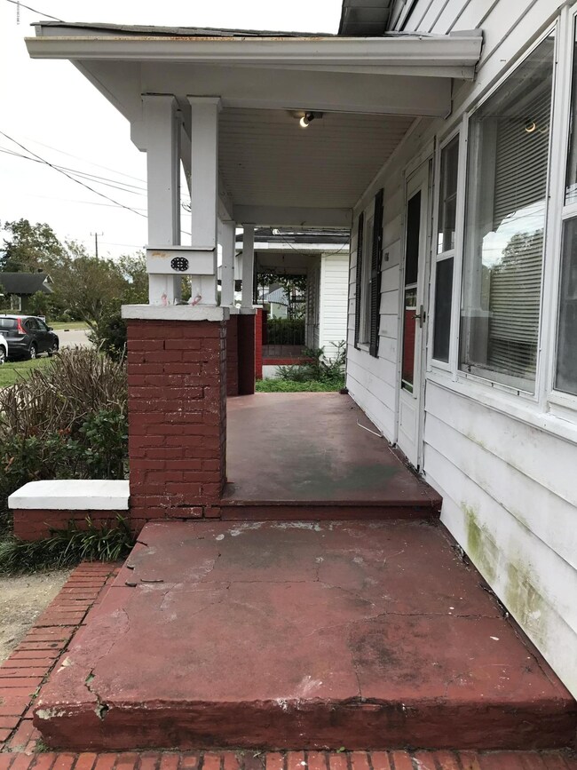Covered front porch